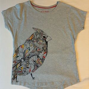 Mini Boden Gray Graphic T-Shirt